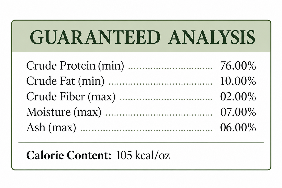 Freeze-Dried Raw Beef Liver Dog Treats
