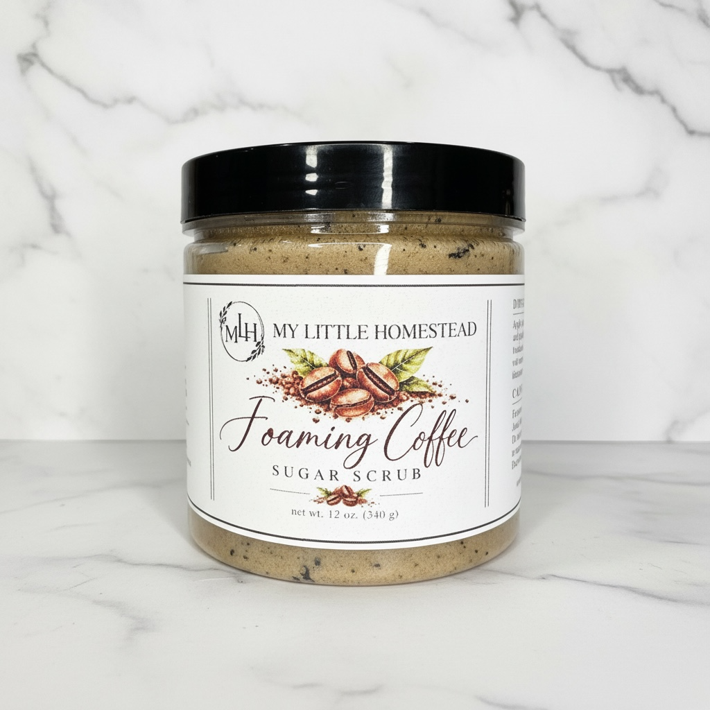 Foaming Coffee Sugar Scrub