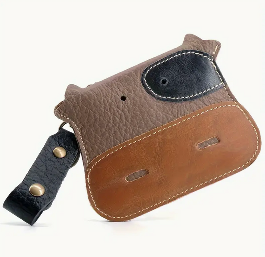 Cow Design Key Chain Wallet