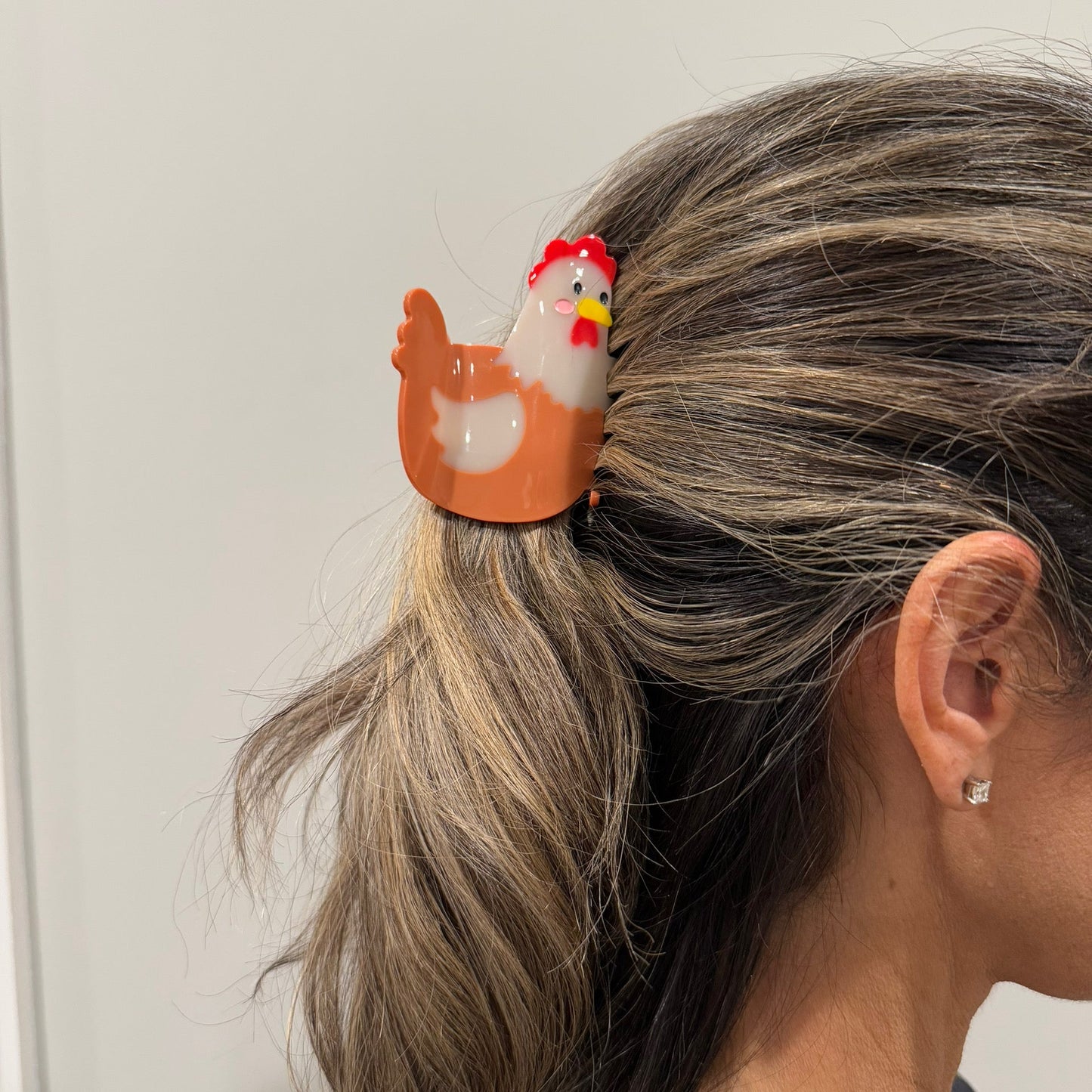 Chicken Hair Claw Clip
