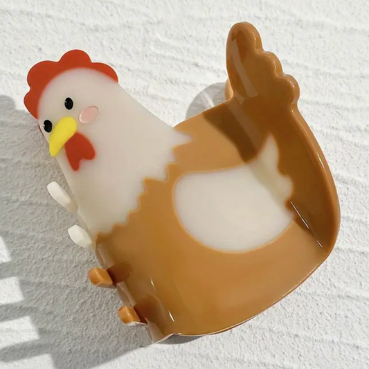 Chicken Hair Claw Clip