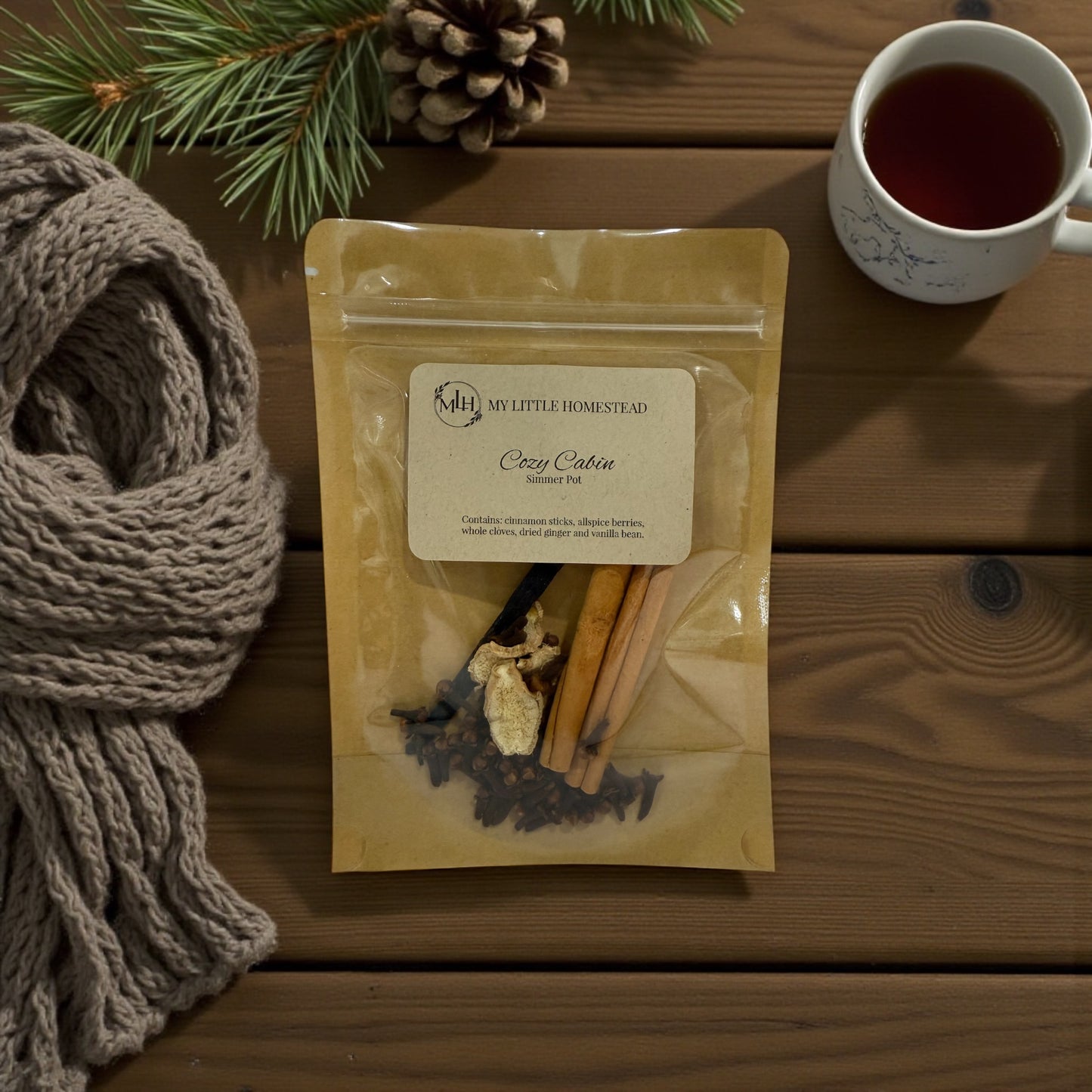 Cozy Cabin Simmer Pot