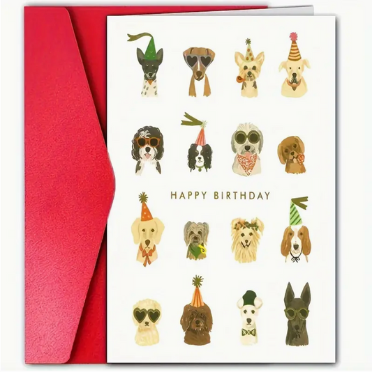 Dog Themed Birthday Card