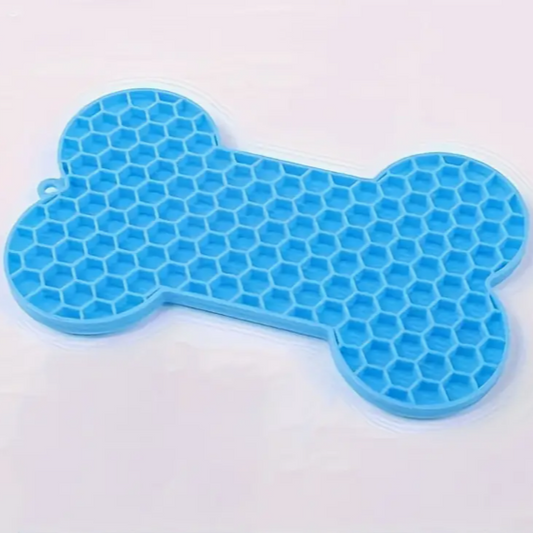 Bone Shaped Dog Licking Pad