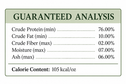 Freeze-Dried Raw Beef Liver Dog Treats