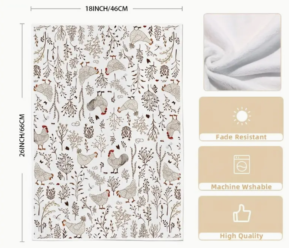 Rustic Farmhouse Kitchen Towels