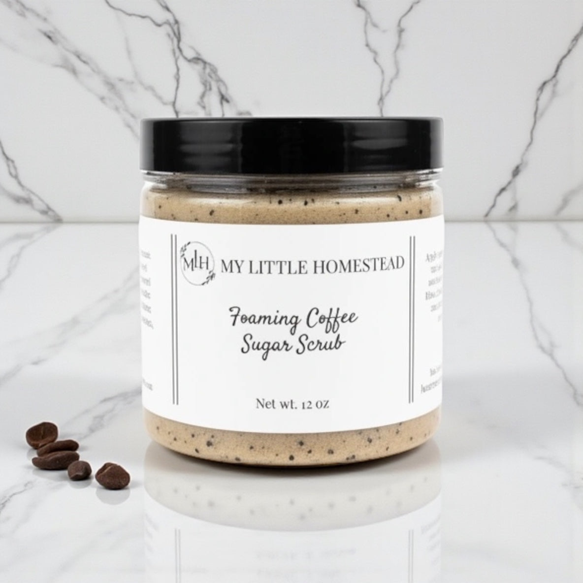 Foaming Coffee Sugar Scrub