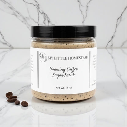 Foaming Coffee Sugar Scrub
