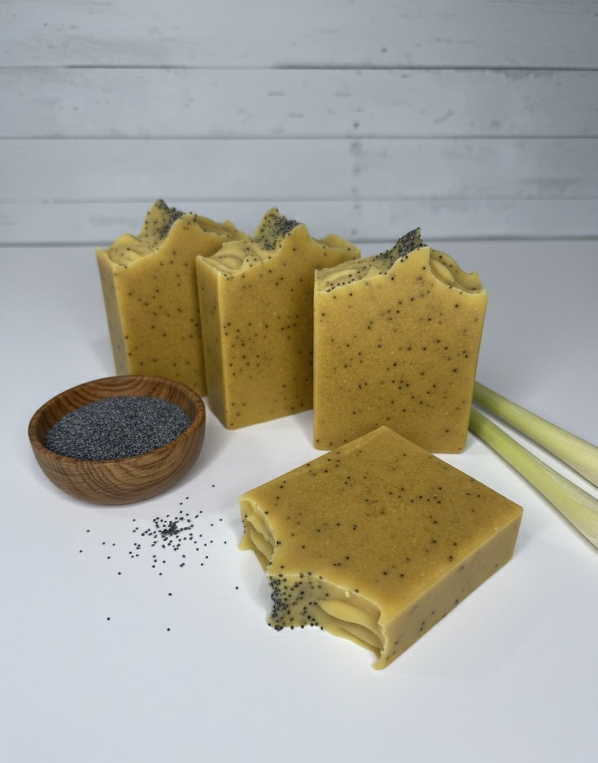 Lemongrass Poppy Soap