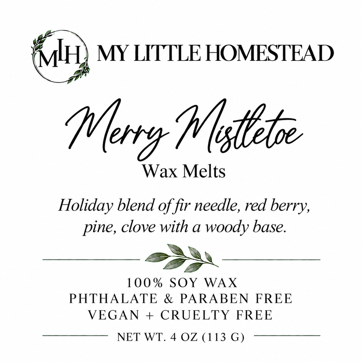 Merry Mistletoe Wax Melts