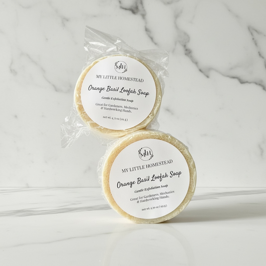 Orange Basil Loofah Soap