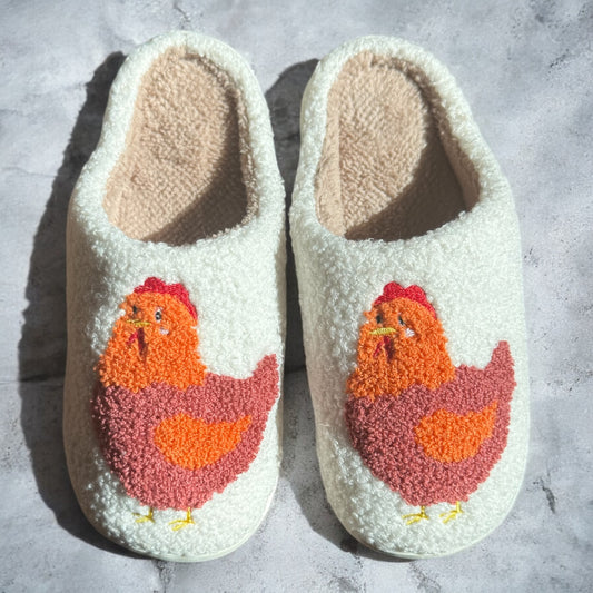 Cozy Chicken Slippers