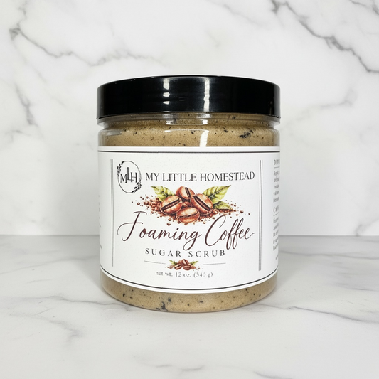 Foaming Coffee Sugar Scrub