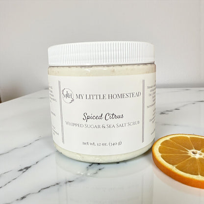 Spiced Citrus Whipped Sugar & Sea Salt Scrub
