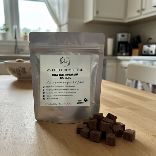 Freeze-Dried Raw Beef Liver Dog Treats
